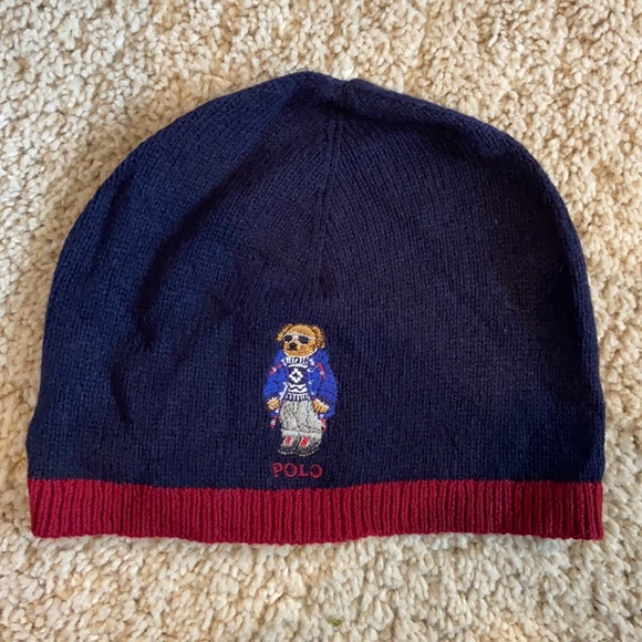 Kids Polo Ralph Lauren Bear Hat - Picture 1 of 4